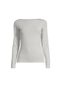 Sublime Boatneck Long Sleeve - Grey Melange