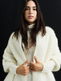 Natalie Chunky Scarf - Bright White