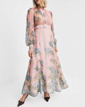 Organza Belt Dress - Blue Wallpaper