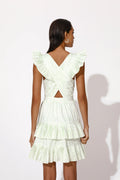 Fay Frill Mini Dress - Floral Mist Mint