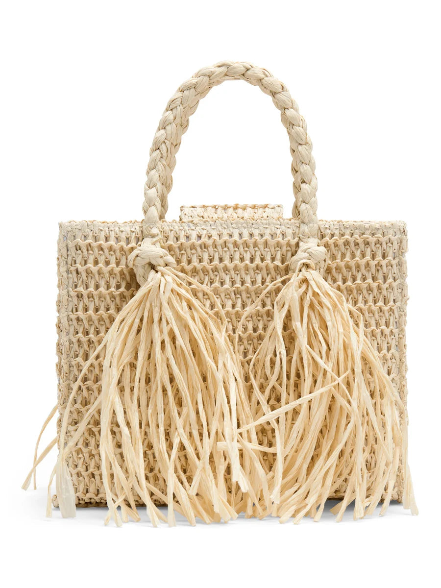 Sigrid Straw Bag - Beige