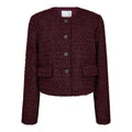 Peachcc Boucle Jacket - Plum