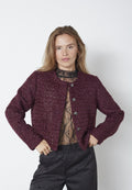 Peachcc Boucle Jacket - Plum