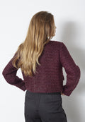 Peachcc Boucle Jacket - Plum