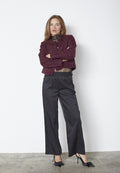 Peachcc Boucle Jacket - Plum