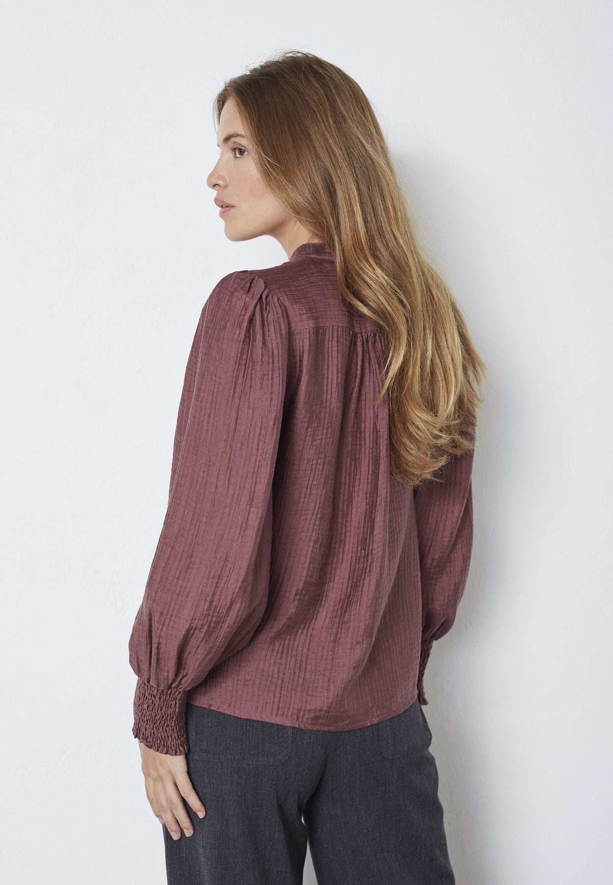Tassycc Blus - Plum