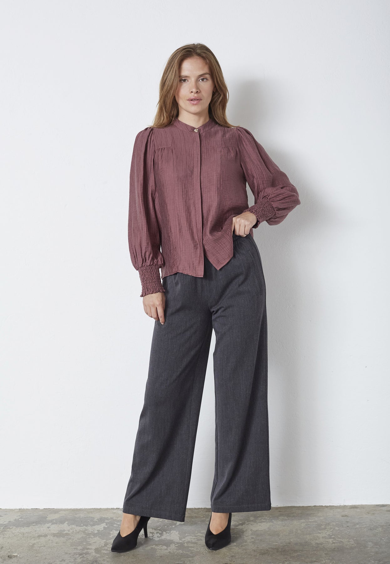 Tassycc Blus - Plum