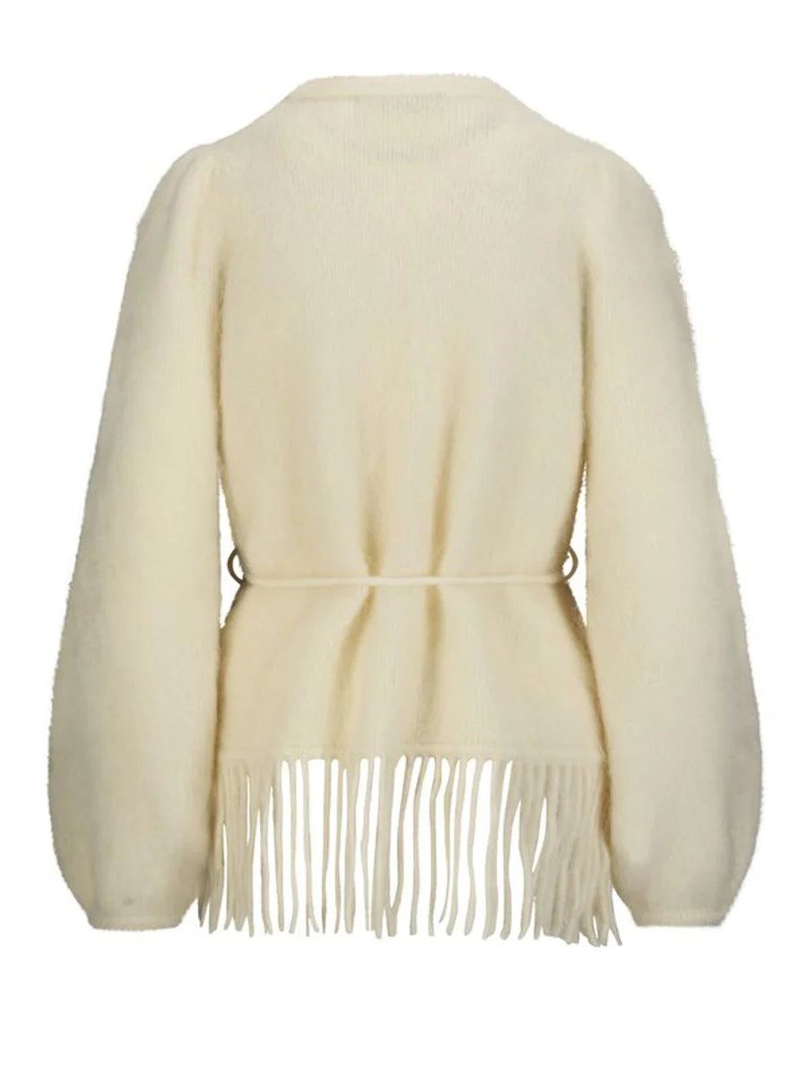 Fidele Chunky Cardigan - Bright White