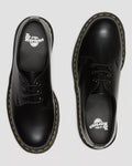 1461 Quad Smooth Leather Platform Shoes - Black Polished Smooth