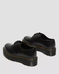 1461 Quad Smooth Leather Platform Shoes - Black Polished Smooth