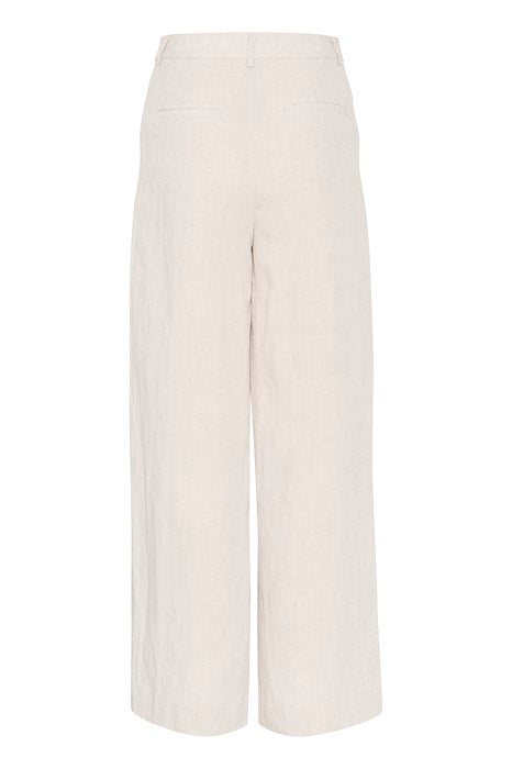 LizaGZ Linen Hw Pants - Tammy Light Sand
