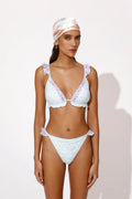 Florence Bikini Top - Floral Mist Mint