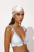 Florence Bikini Top - Floral Mist Mint