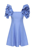 Twyla Mini Dress - Oyster Blue