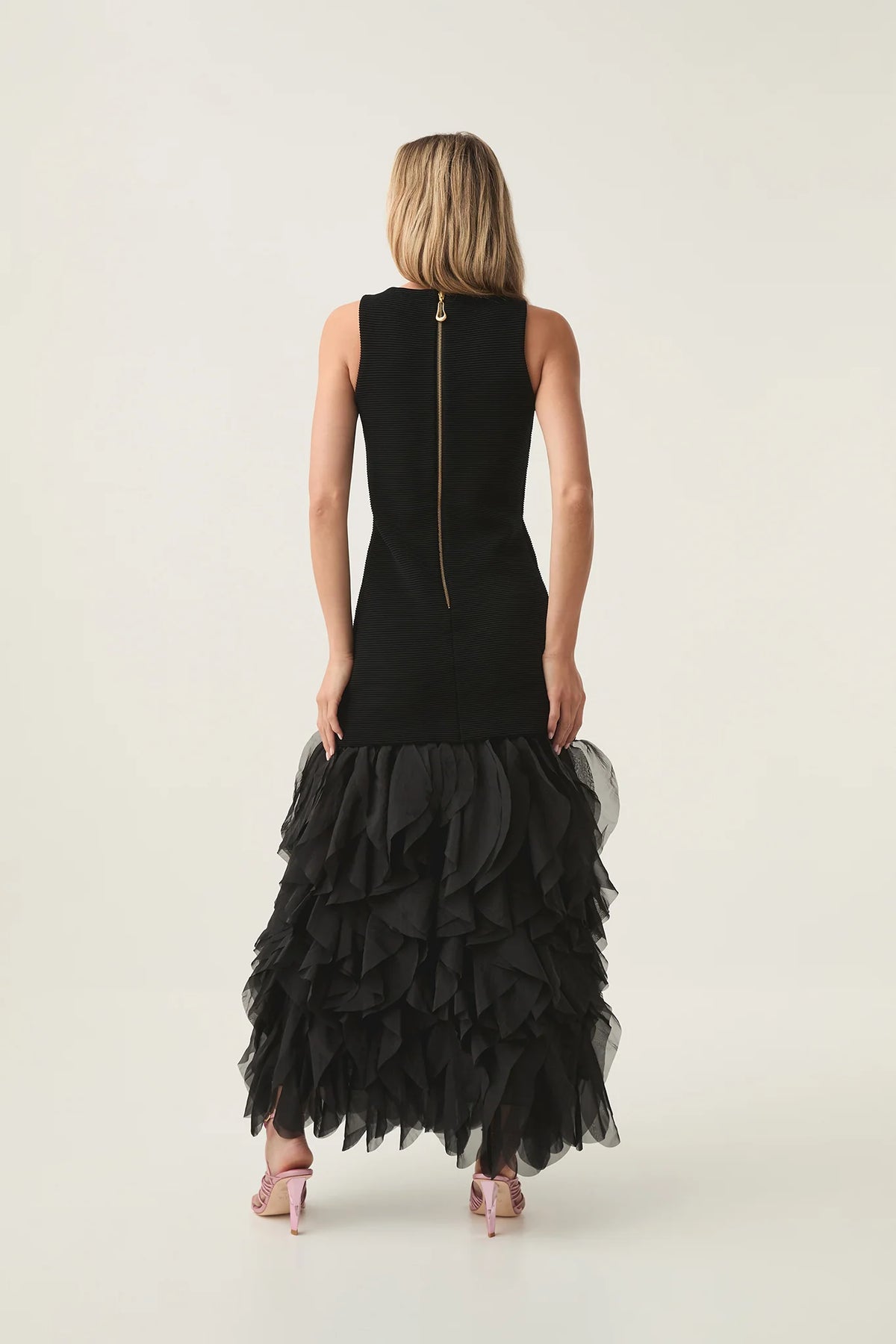 Elations Knit Maxi Dress - Svart