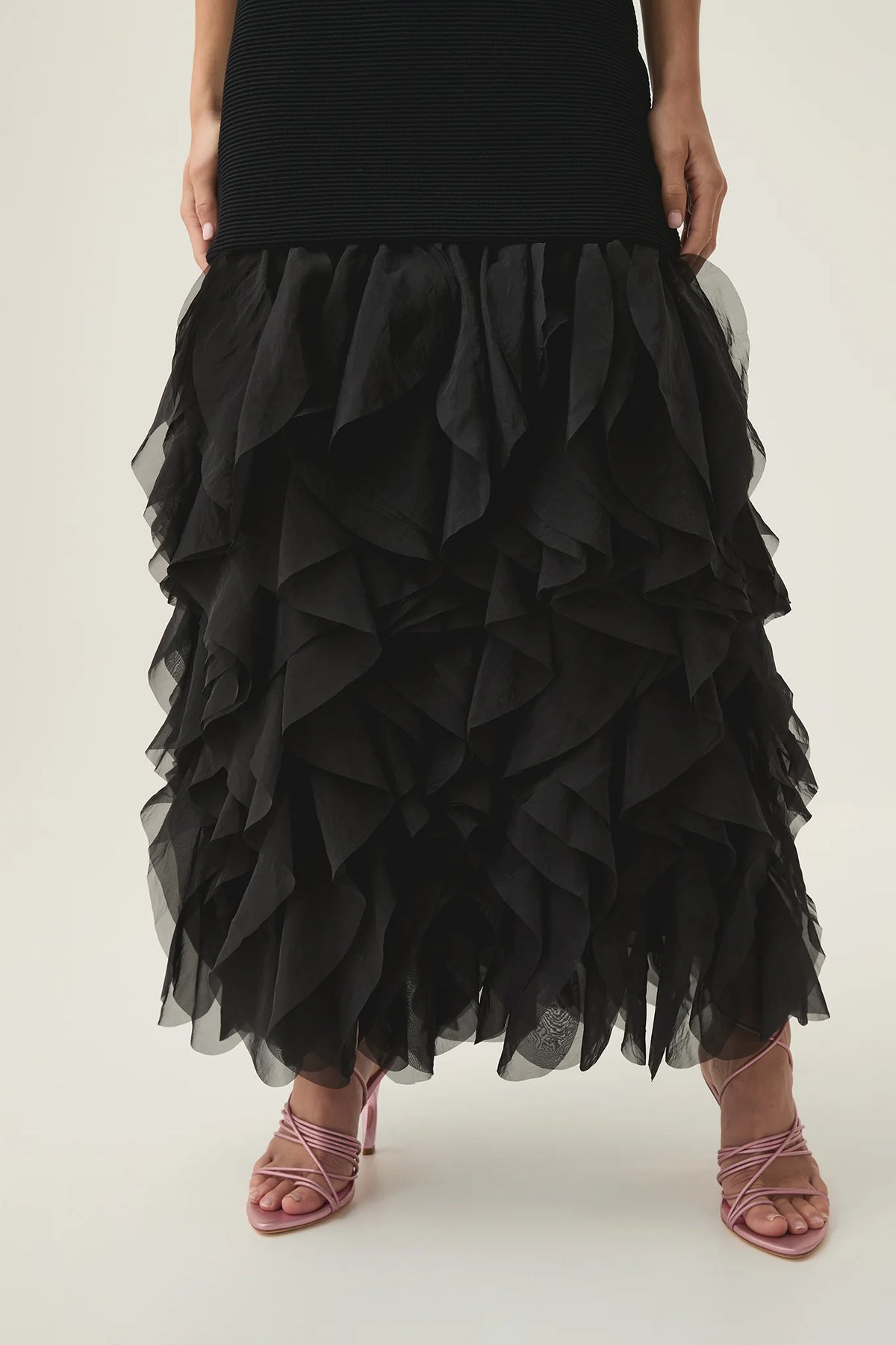 Elations Knit Maxi Dress - Svart