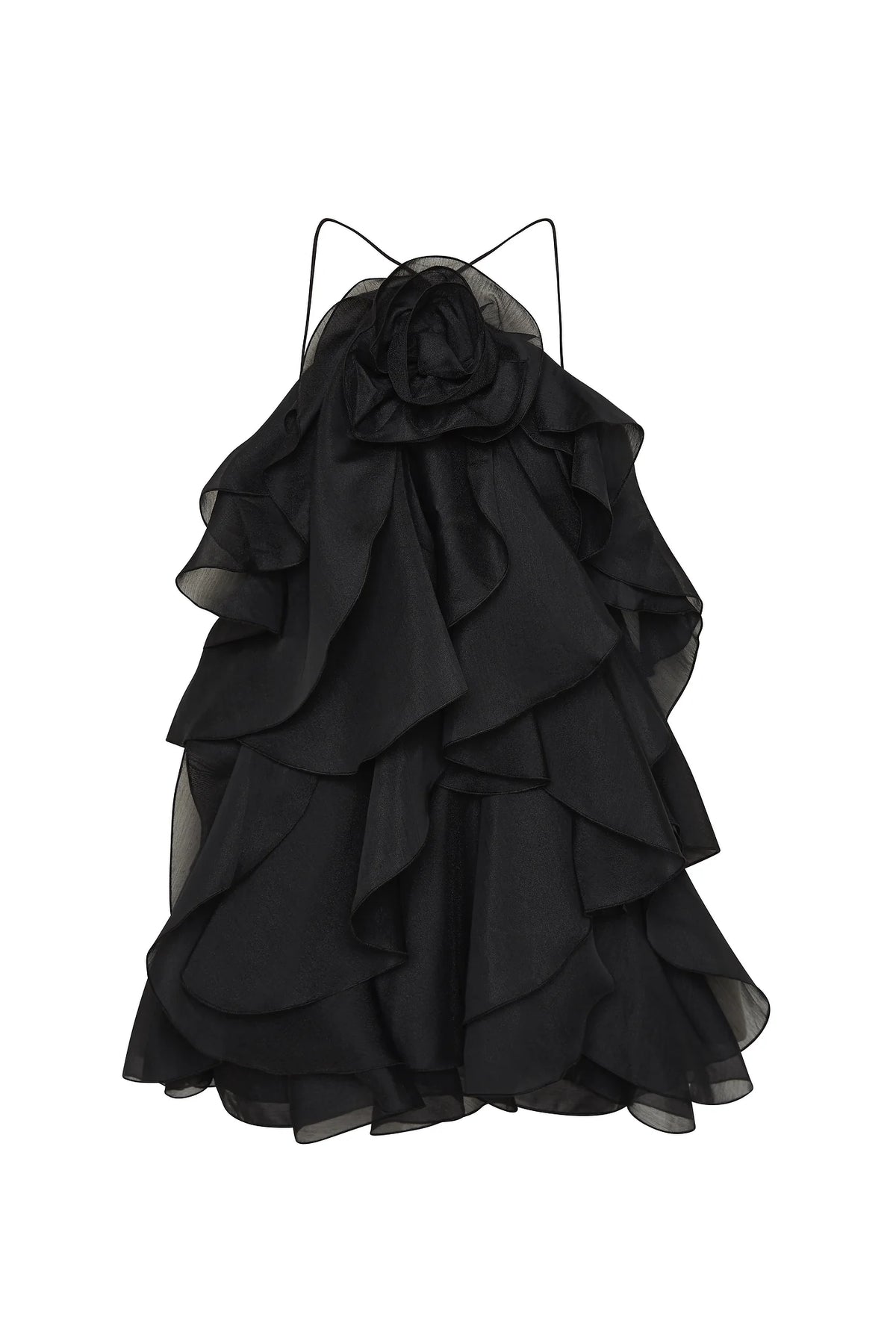 Pandorea Layered Mini Dress - Black