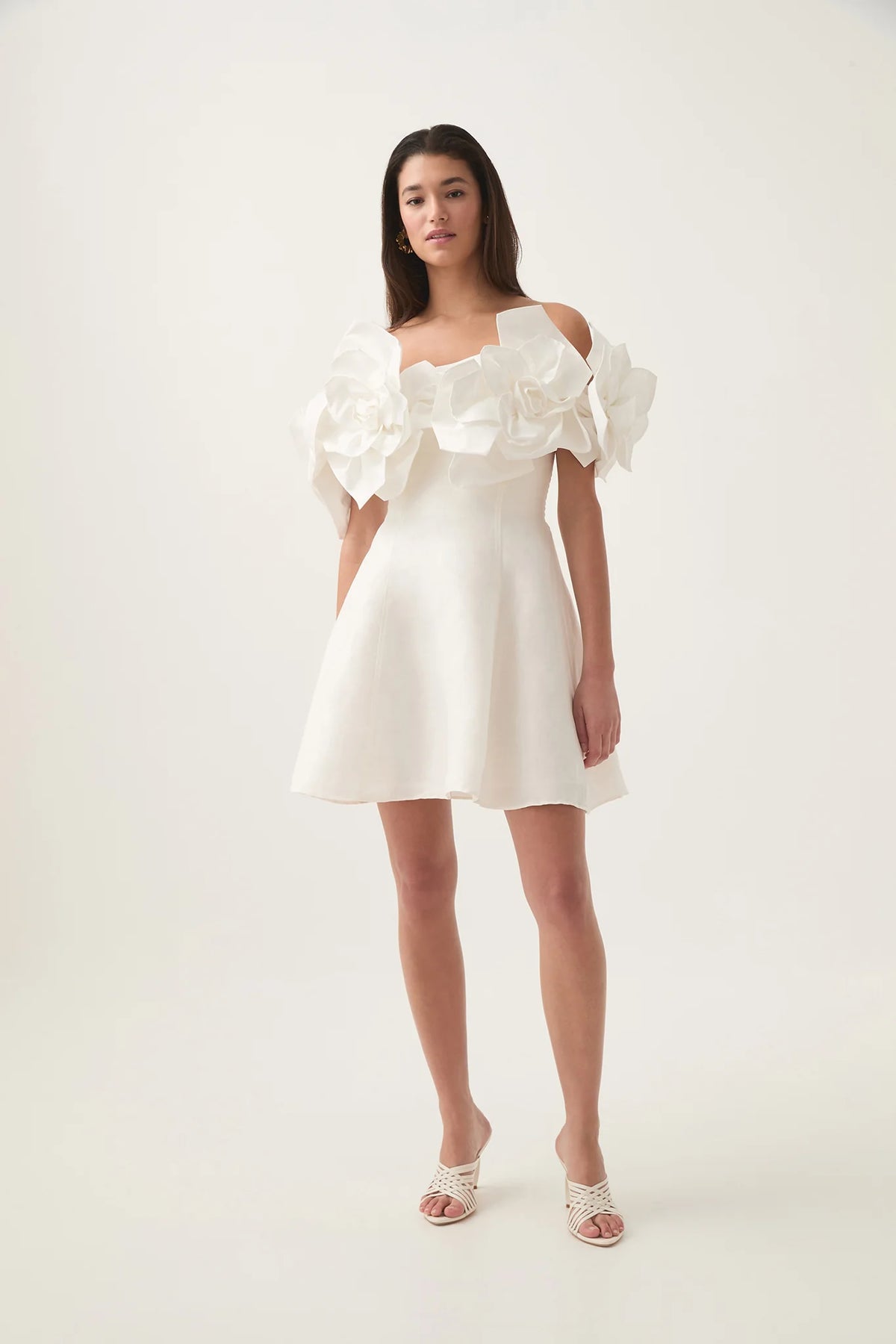 Aje Etta Mini Dress - Ivory