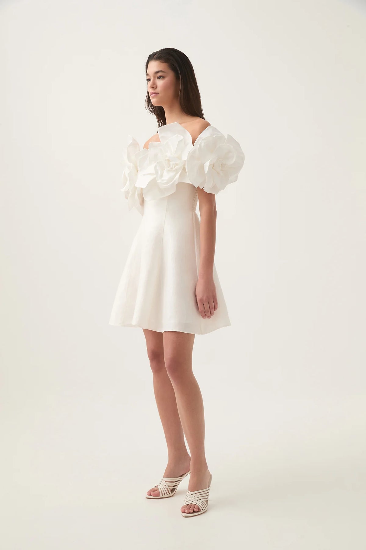 Aje Etta Mini Dress - Ivory