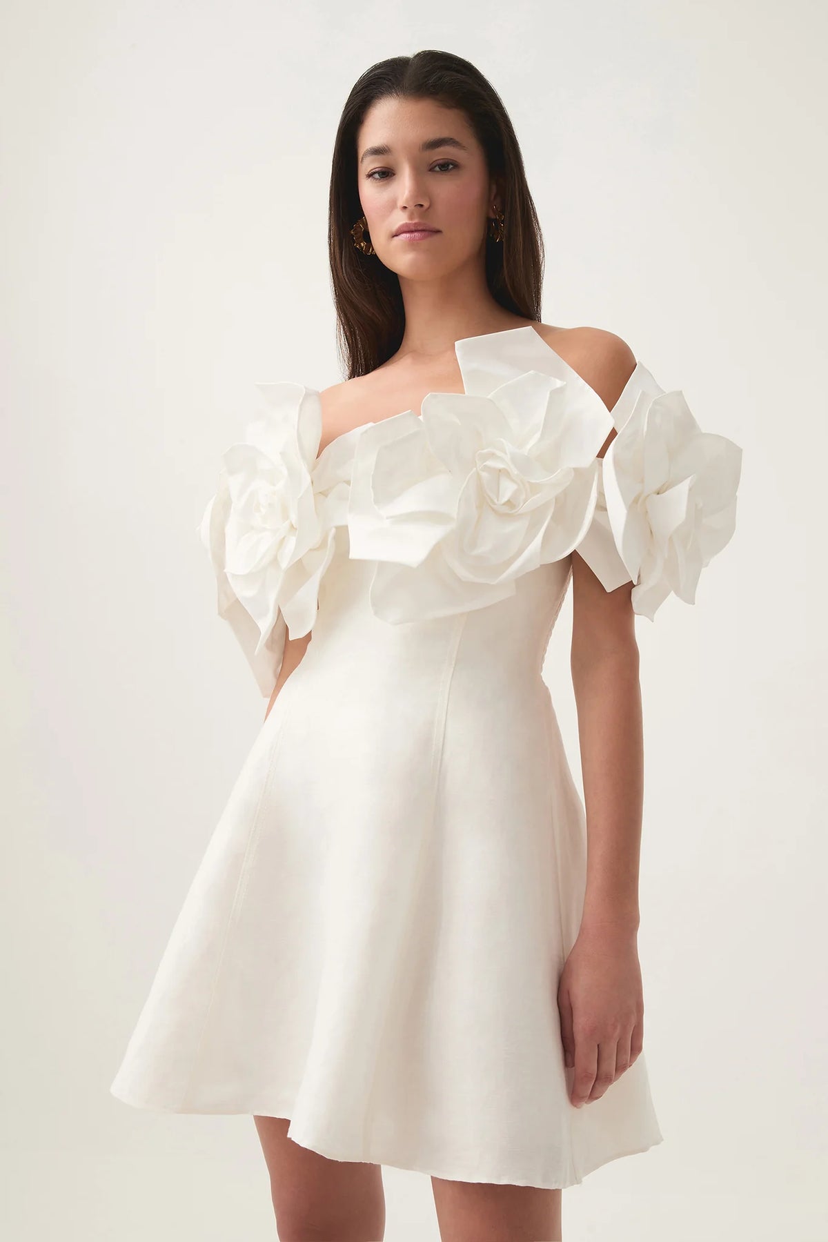 Aje Etta Mini Dress - Ivory