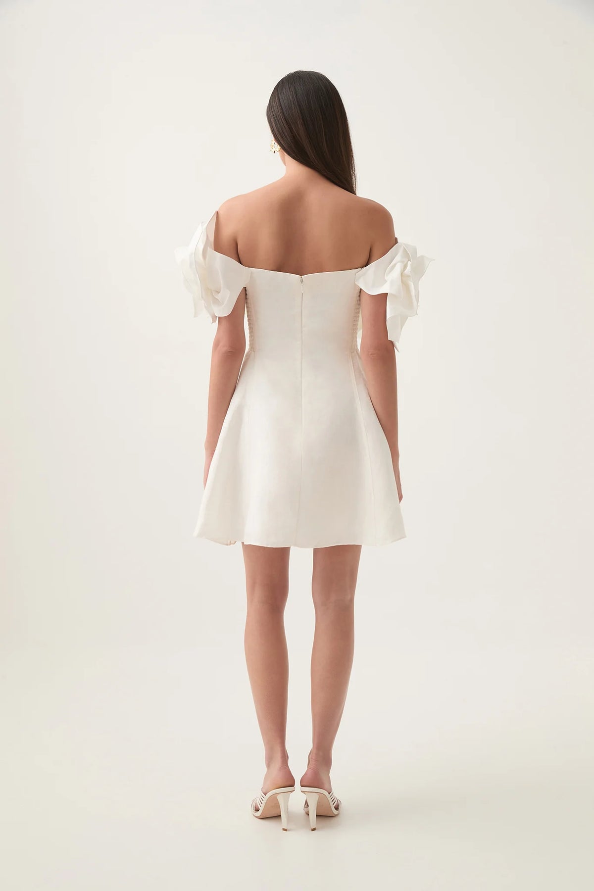 Aje Etta Mini Dress - Ivory