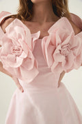 Etta Mini Dress - Pastellrosa