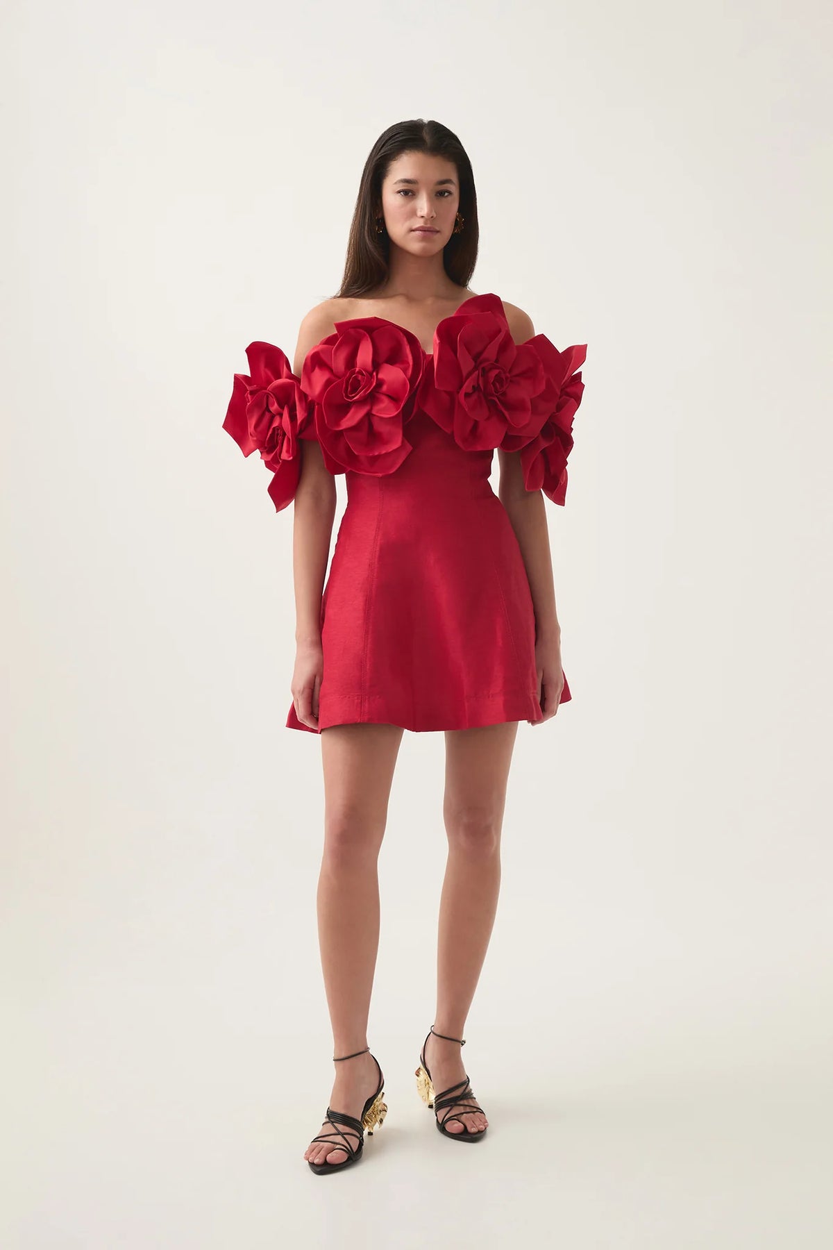 Etta Miniklänning - Scarlet Red