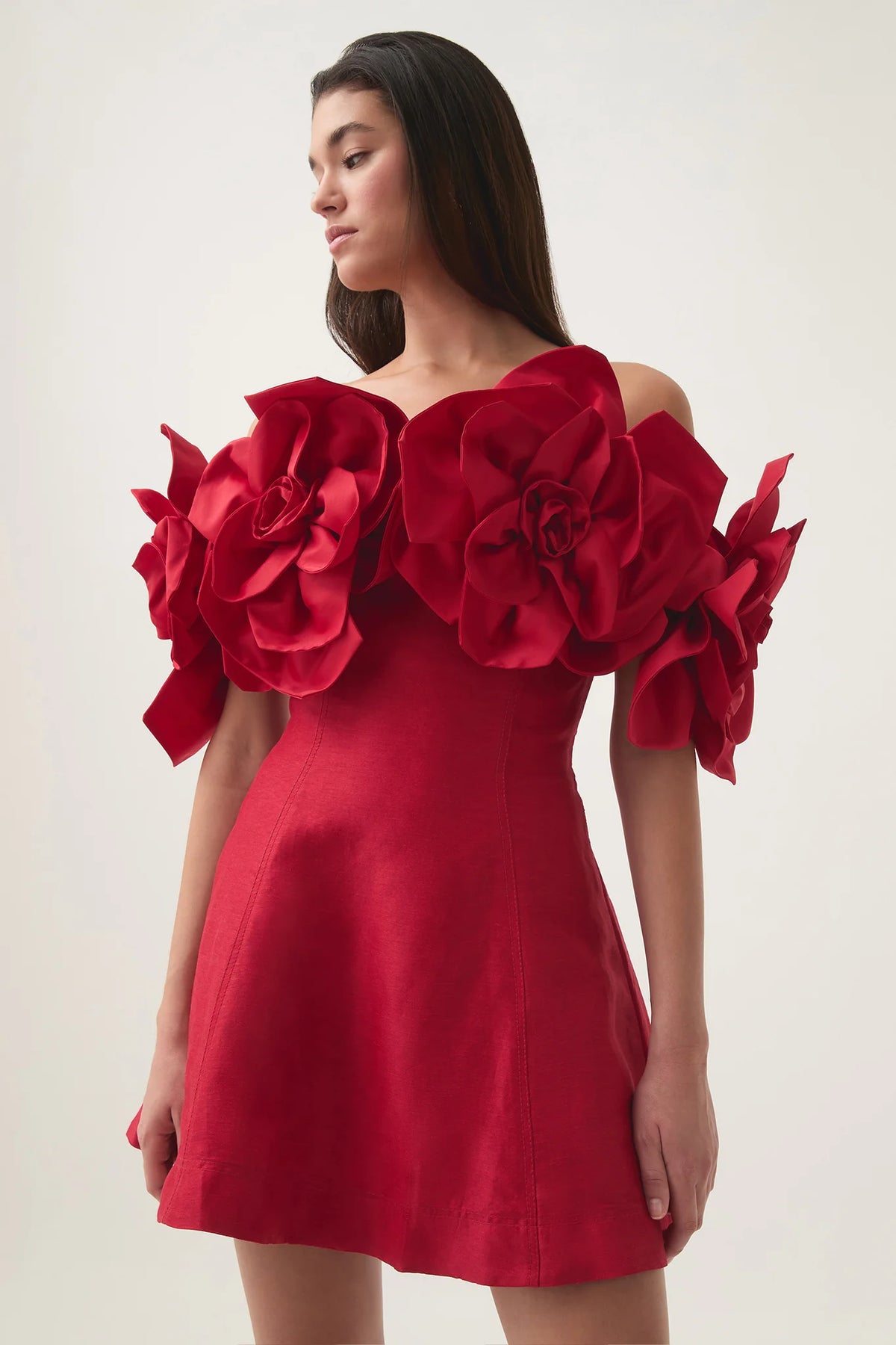 Etta Miniklänning - Scarlet Red