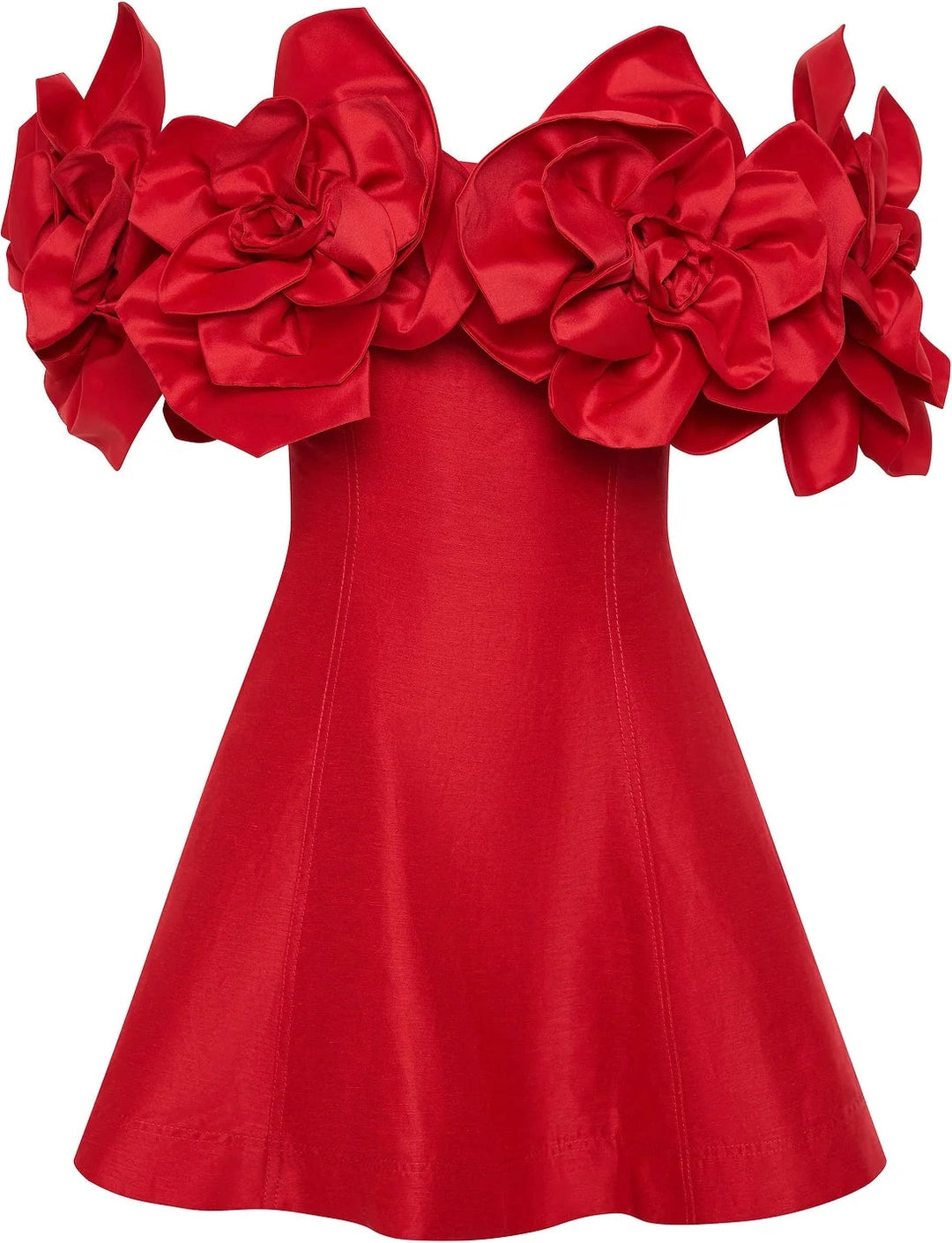 Etta Mini Dress - Scarlet Red