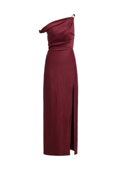 Bridgette Midi Dress - Plum