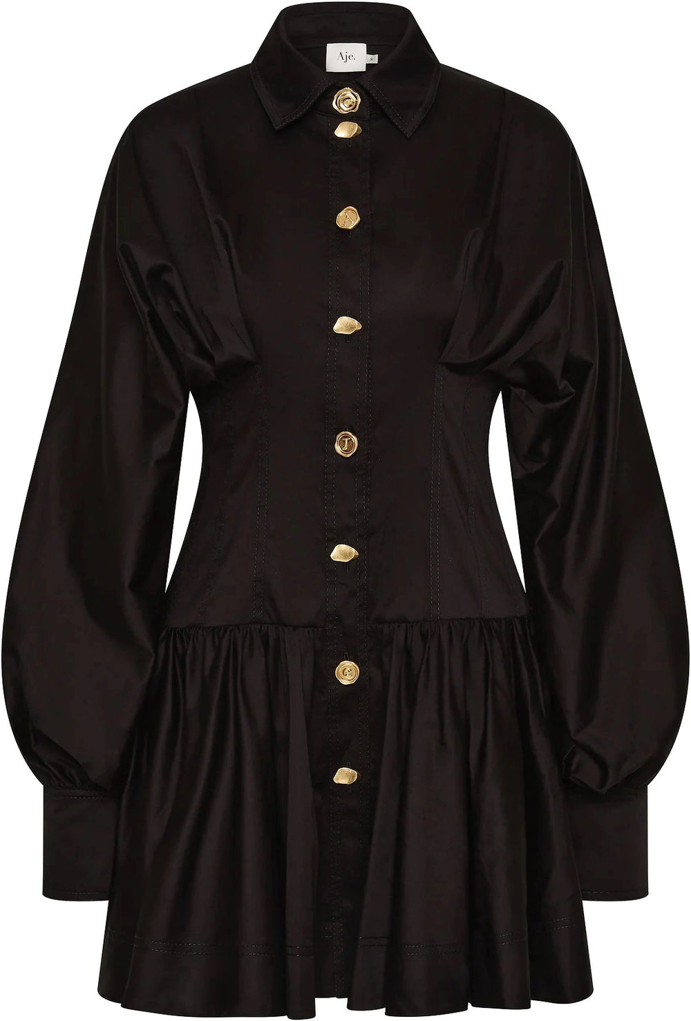 Alexa Ls Mini Dress - Black