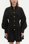 Alexa LS Mini Dress - Svart