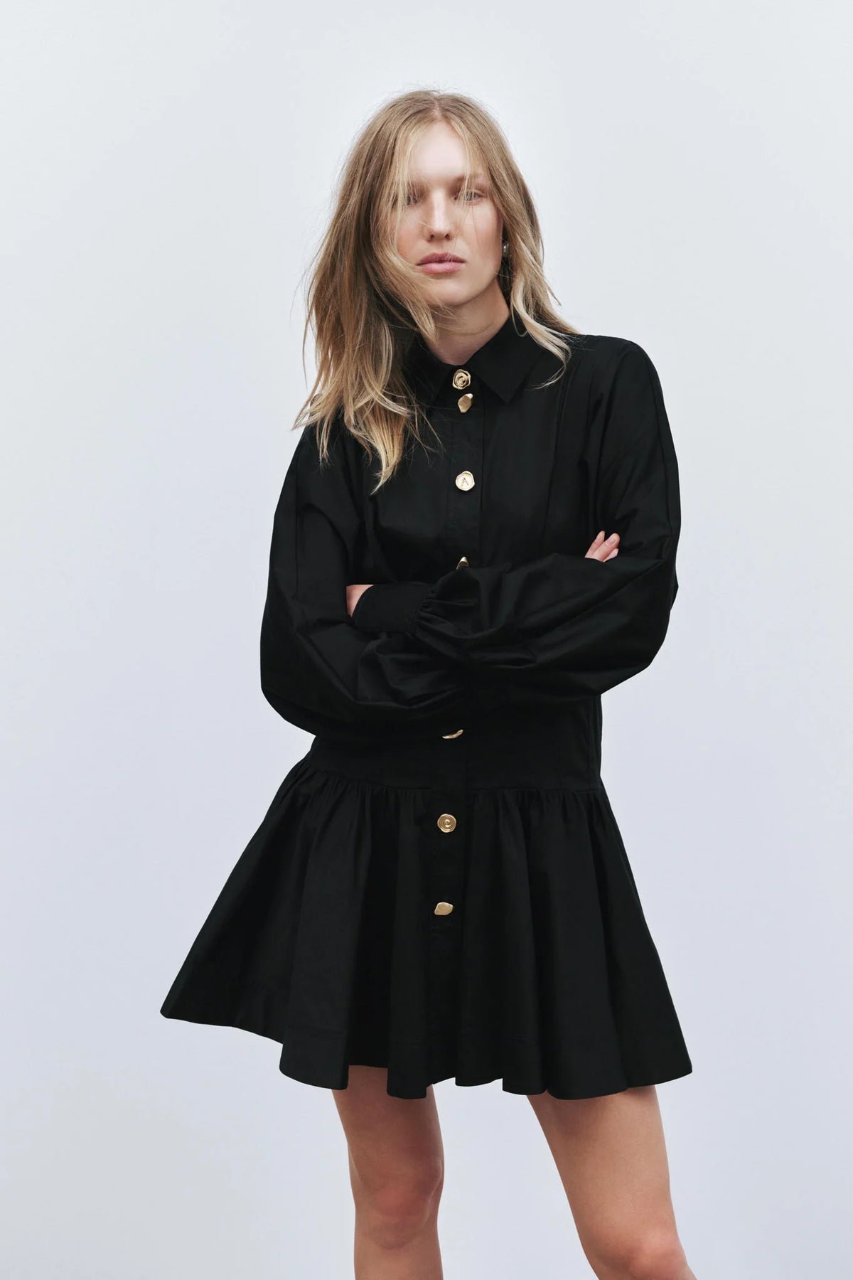 Alexa LS Mini Dress - Svart