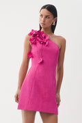 Camille Mini Dress - Cerise Pink