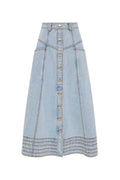 Coast Denim Midi Skirt - Light Sky Wash