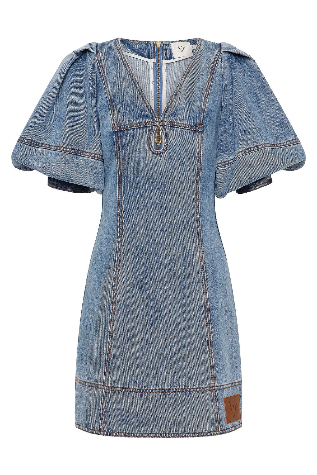 Juno Denim Mini Dress - Coastal Wash