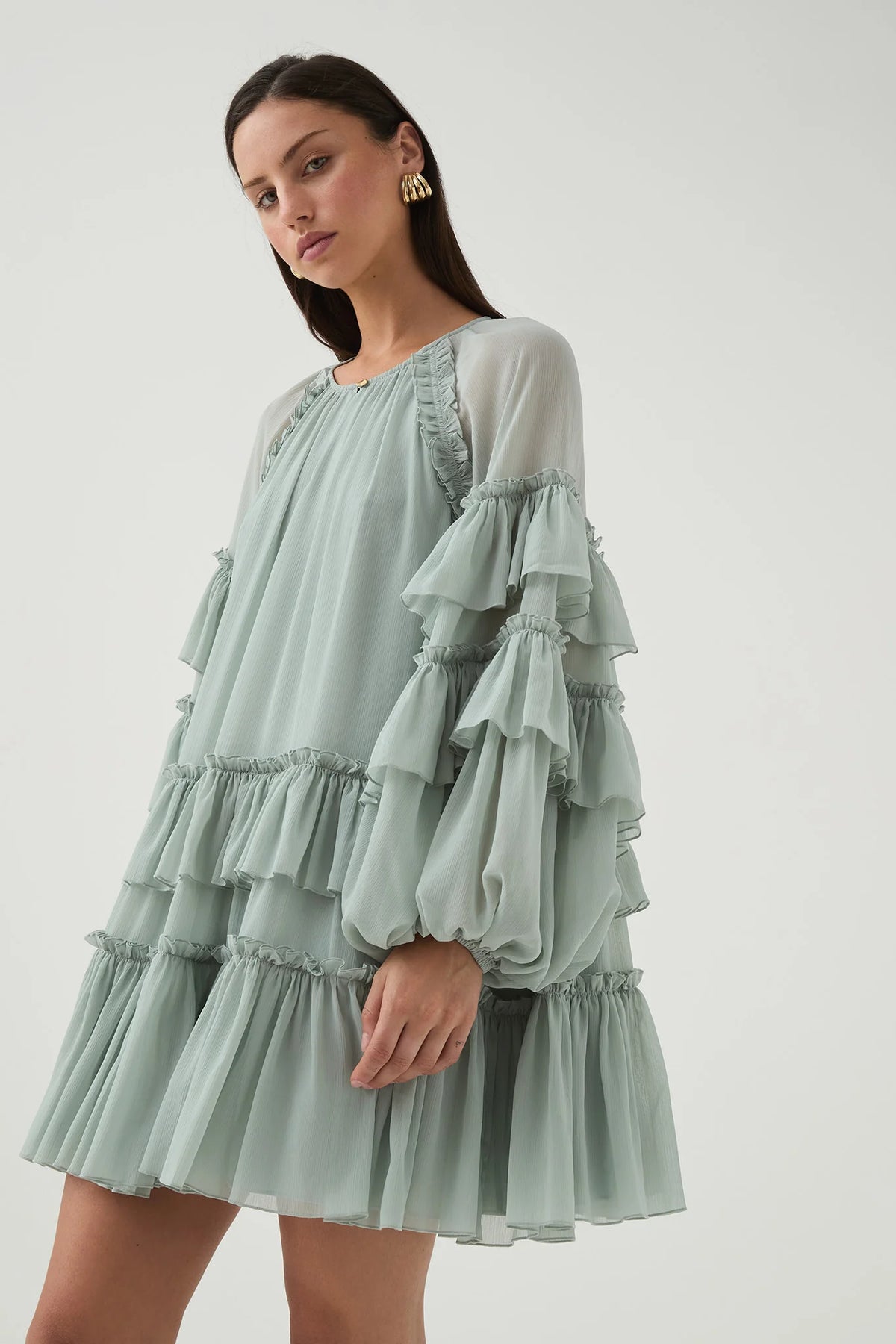 Mina Mini Dress - Mist