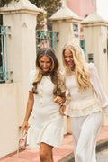 Gerdalil Cotton Knit Dress - Creme