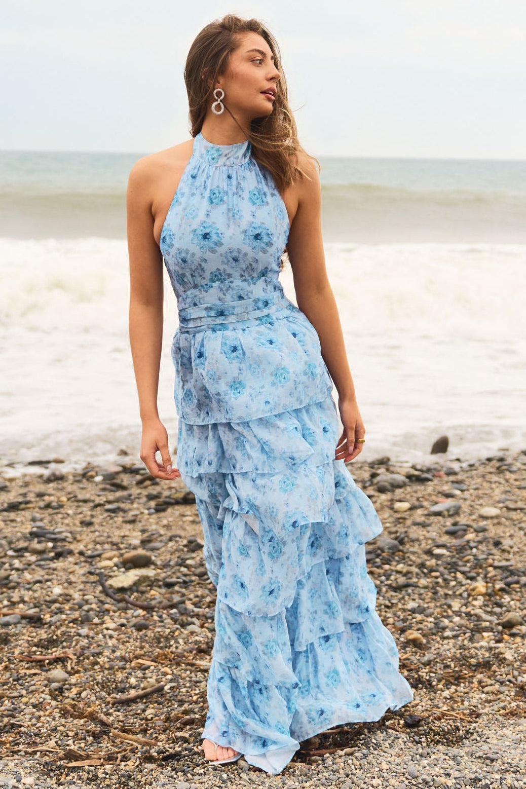 Ingalu Maxi Dress - Blå