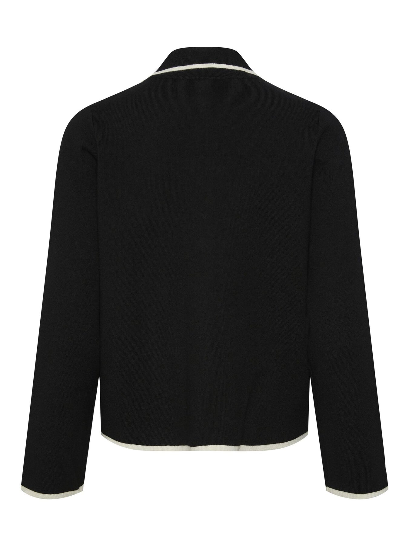 Yascosti LS Knit Cardigan S - Black