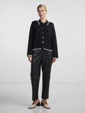 Yascosti LS Knit Cardigan S - Black