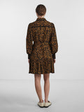 Yastilera LS Shirt Dress - Black W/Tilera Print