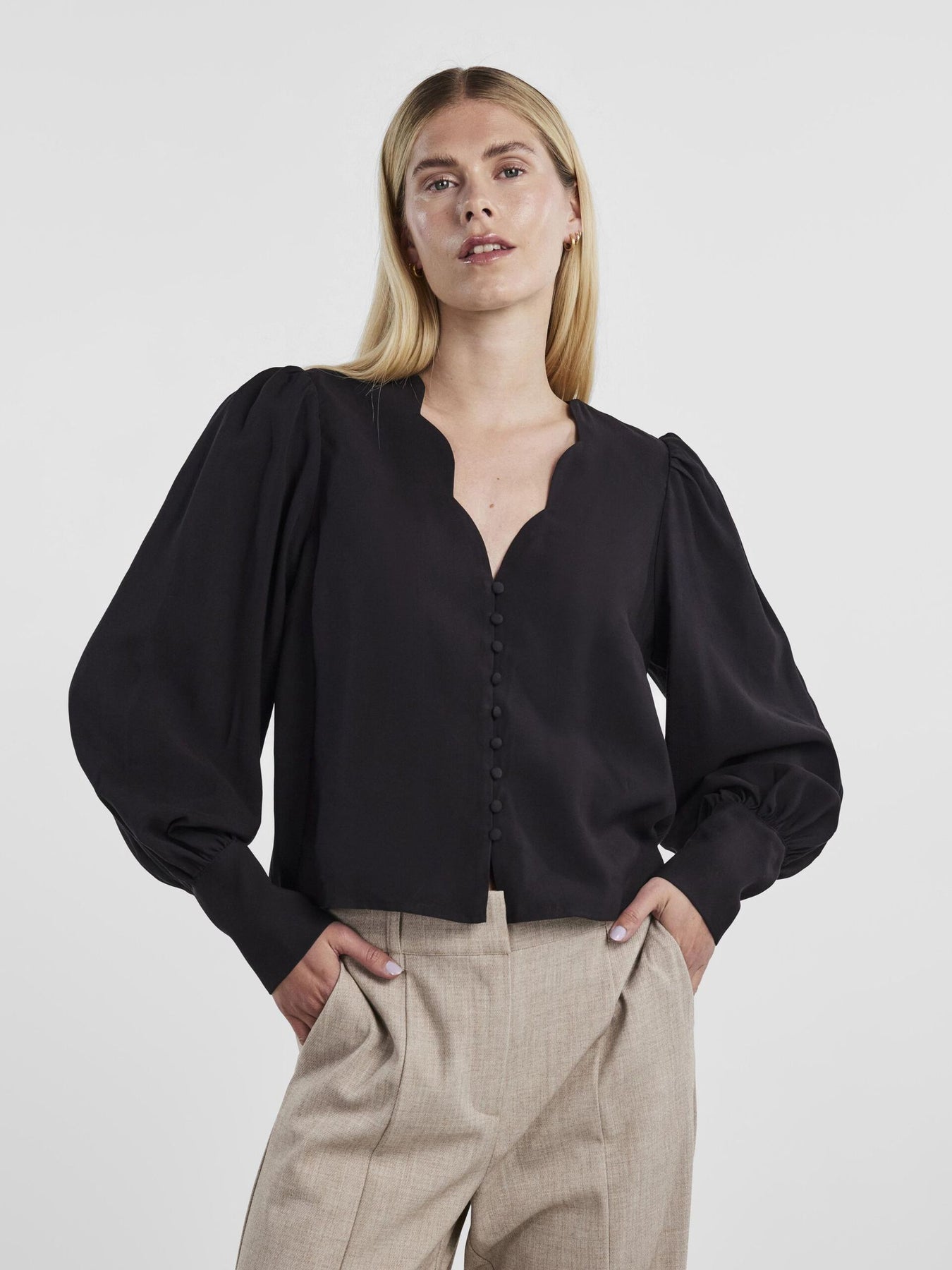 Yaslenzo LS Shirt S - Black