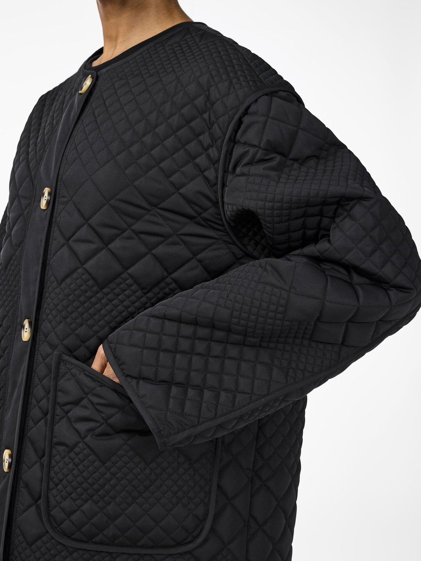 Y.A.S Yaslaurie Ls Padded Jacket - Svart
