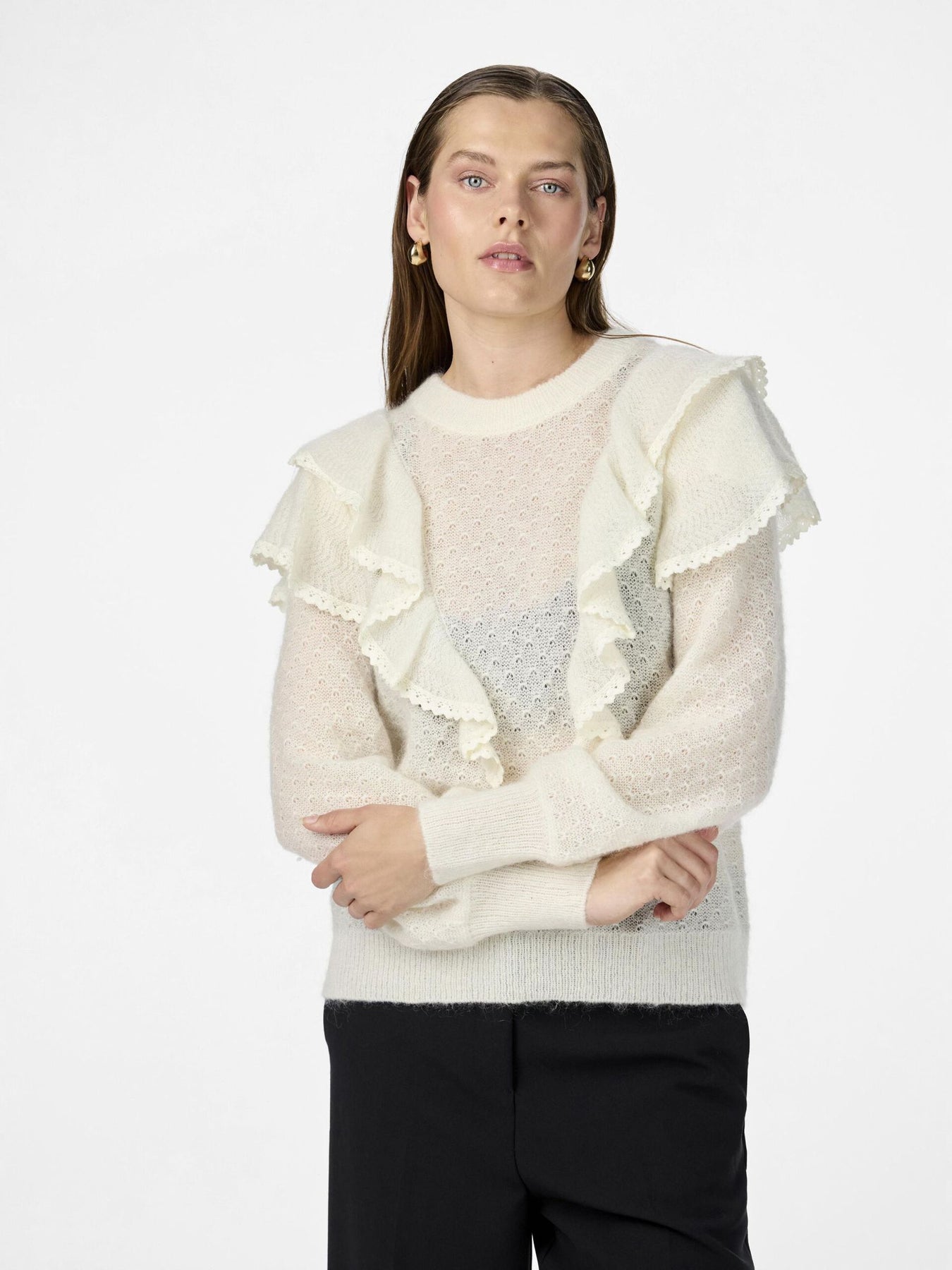 Yasaluma Ls Knit Pullover - Birch