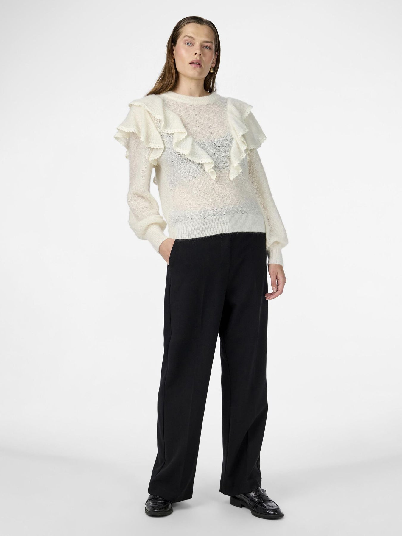 Yasaluma Ls Knit Pullover - Birch