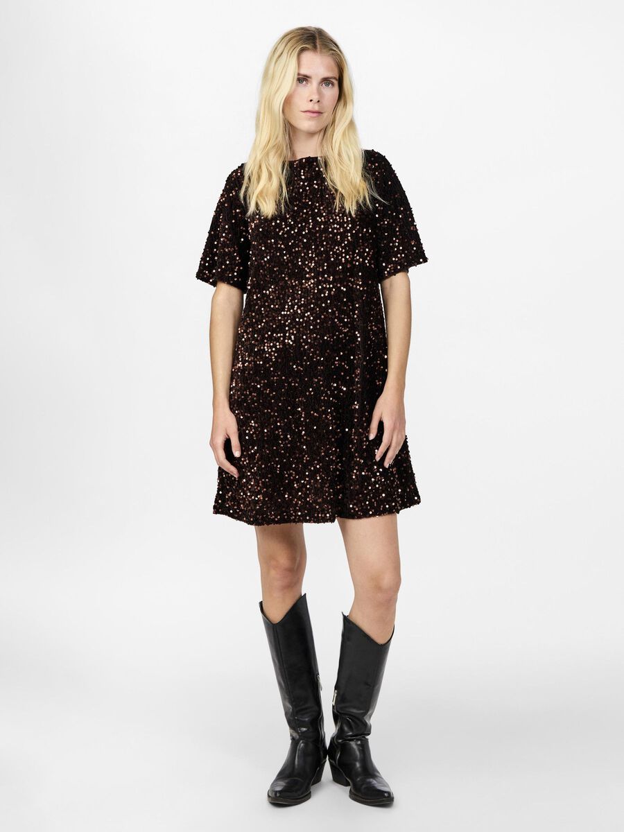 Yasfudsy 2/4 Short Dress - Hot Fudge
