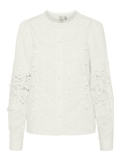 Yassemira Ls Shirt S. - Star White