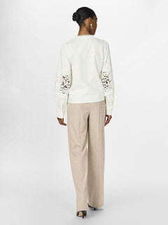 Yassemira Ls Shirt S. - Star White