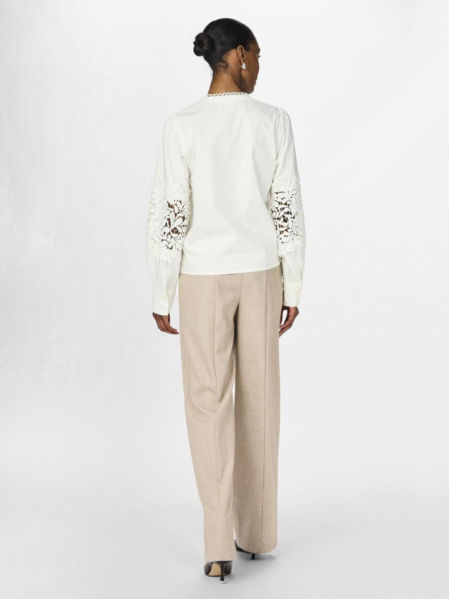 Yassemira Ls Shirt S. - Star White